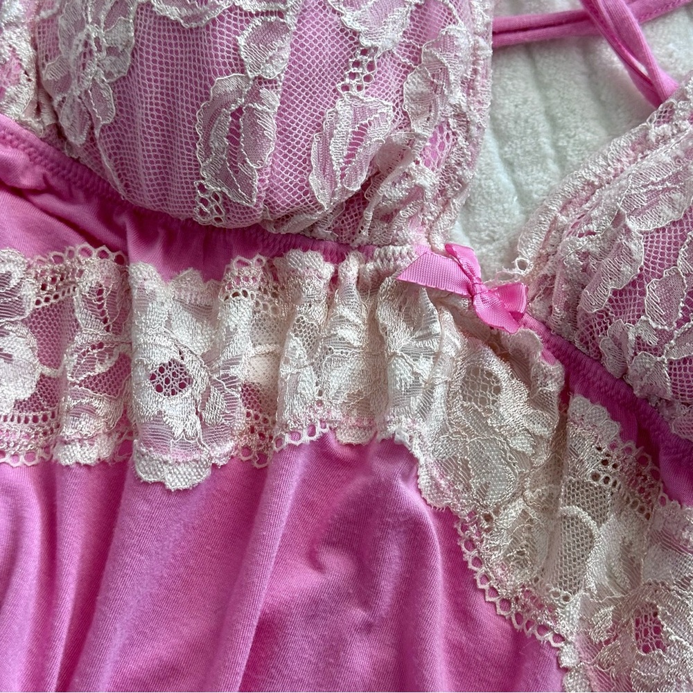 Victoria's Secret Pink and Cream Lace Slip - Picture 6 of 11